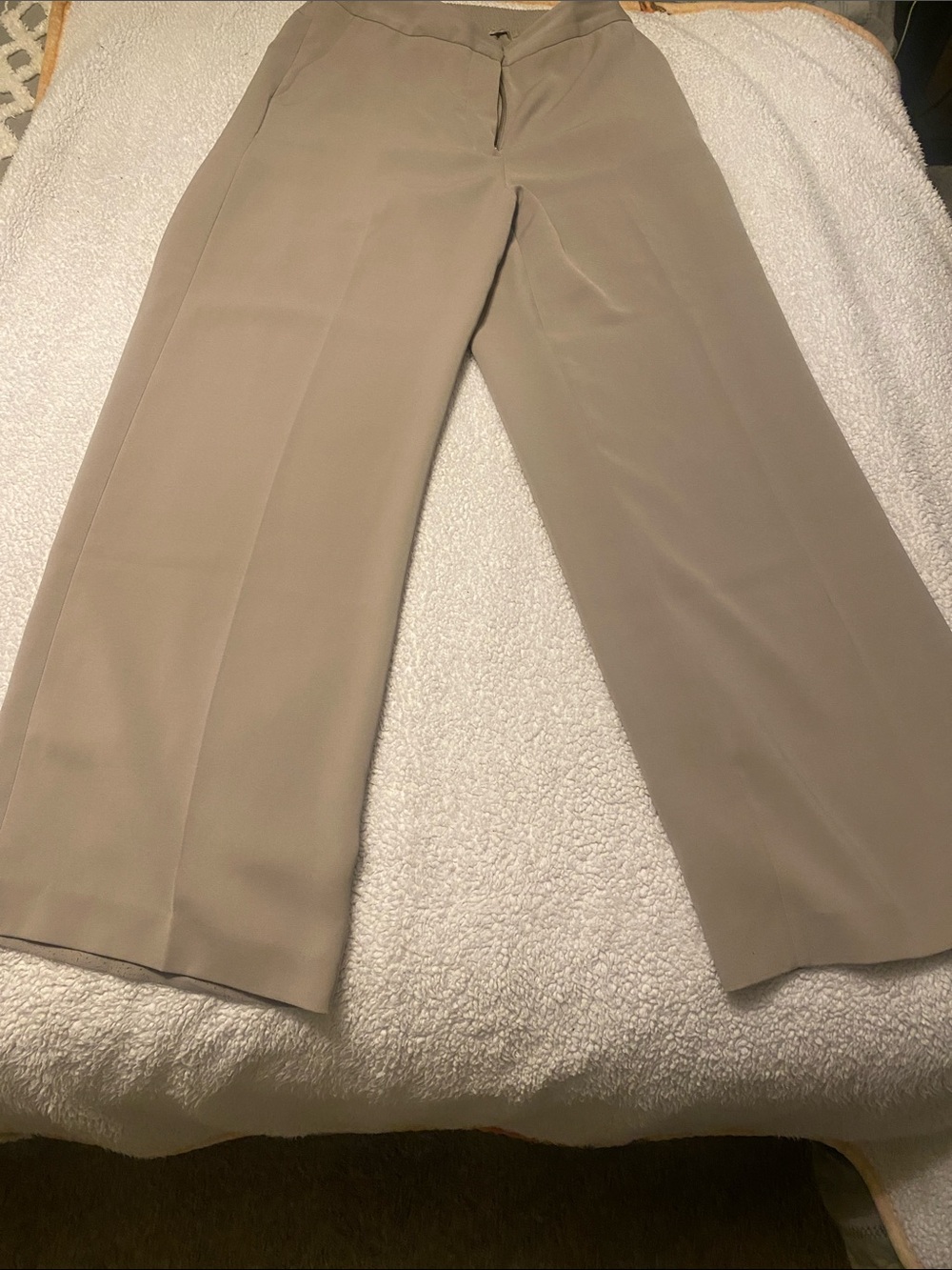 Quince Wide-Leg Pants in Light Taupe